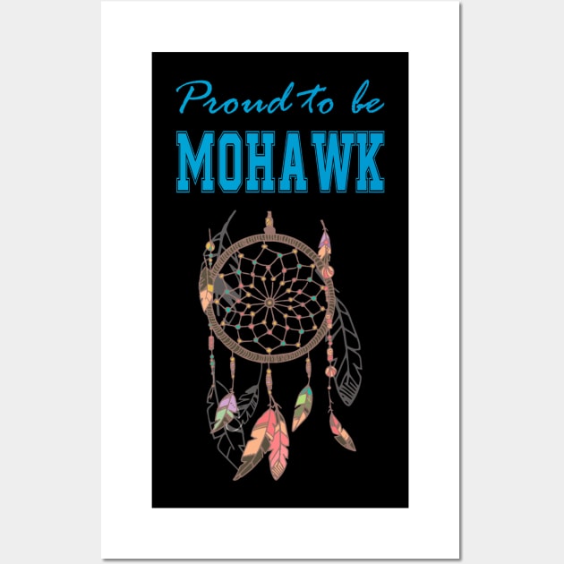Native American Mohawk  Five Feathers Wall Art by Barbara Jane Thomas